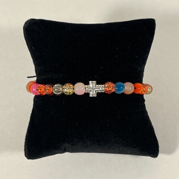 Set of Jewelry! 7 Necklaces, 7 Bracelets, and 7 Earrings! NWT Silver Cross - Picture 11 of 16